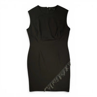 New York & Company Black Sleeveless Chain Fringe Hem Sheath Dress Size 3X New York & Company