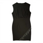 New York & Company Black Sleeveless Chain Fringe Hem Sheath Dress Size 3X New York & Company