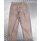 Zara Brown Soft Touch Wide Leg Drawstring Trousers Size M Zara