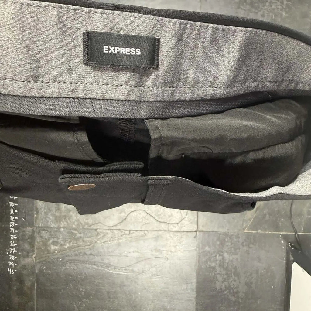 Express Slim Stretch Pants Black 29x30 Express