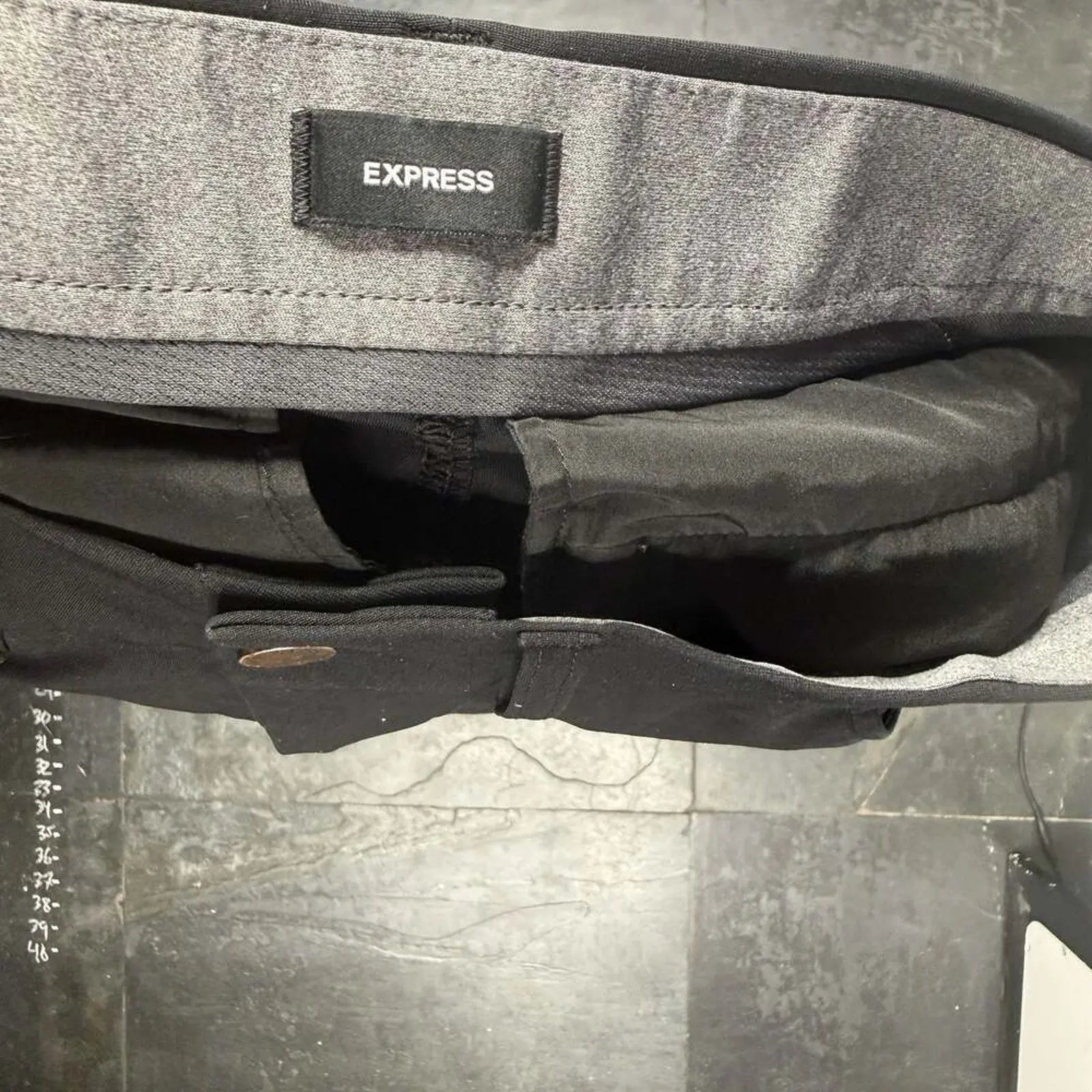 Express Slim Stretch Pants Black 29x30 Express