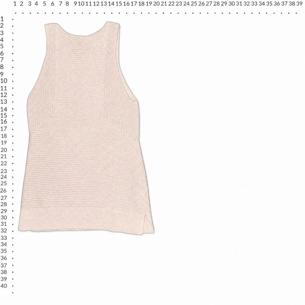 Allsaints womens sleeveless ribbed knit AllSaints