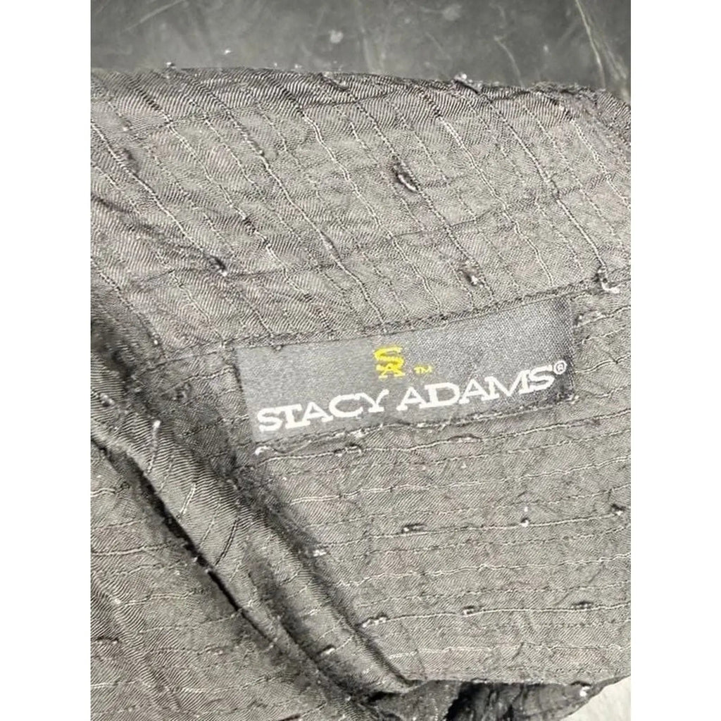 Stacy Adams Black Textured Short Sleeve Button Down Shirt Stacy Adams