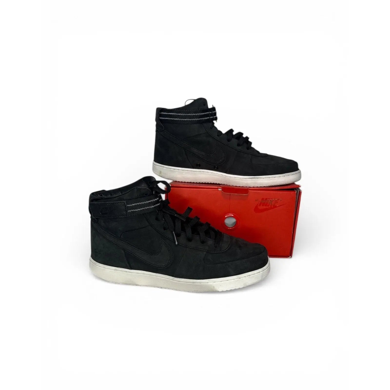 Nike Court Vision Mid Black Suede Women's Sneakers Nike