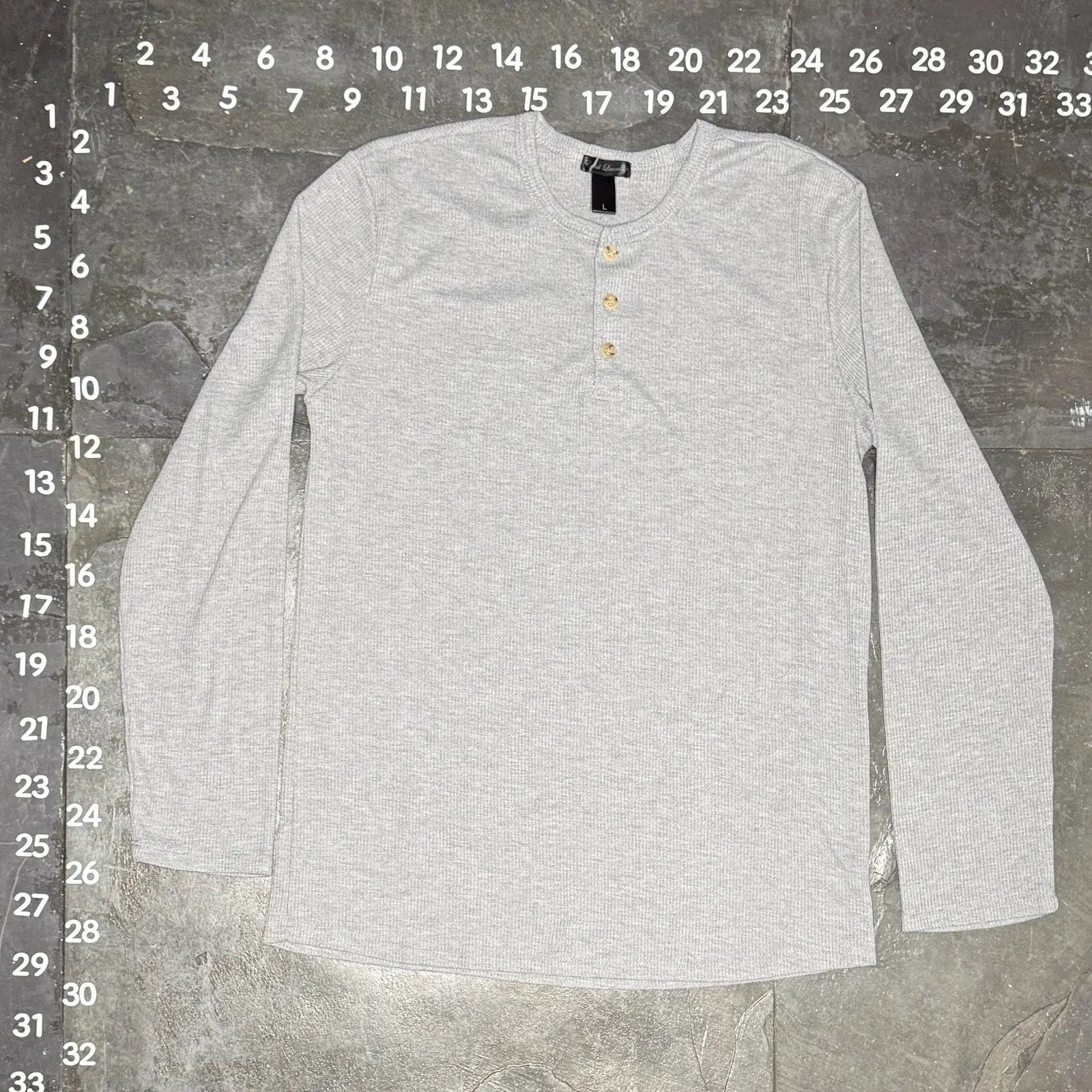 English Laundry Men's Long Sleeve Waffle - O.M.T.HRIFT