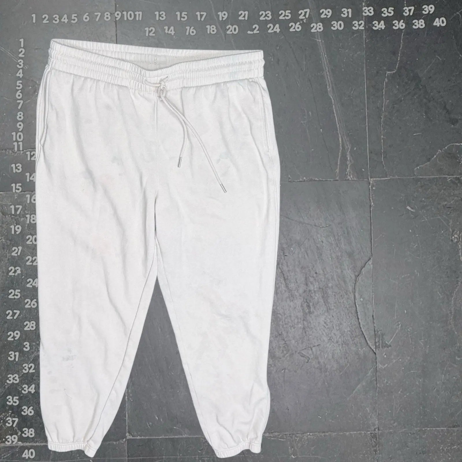 Pinko White Cotton-Viscose Drawstring Jogger Sweatpants Pinko
