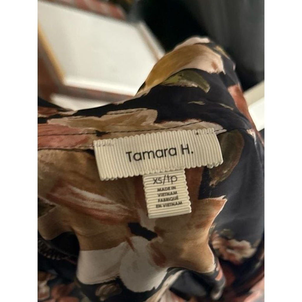 Tamara H. Floral Long Sleeve Button Down Shirt Size XS