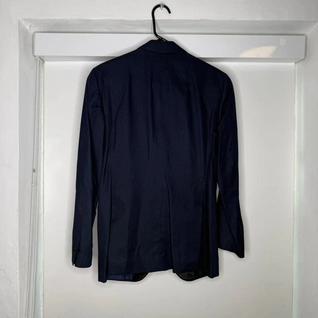 John Varvatos Star USA Blazer Jacket Mens Size 44L Sports Coat Wool Blue NEW John Varvatos