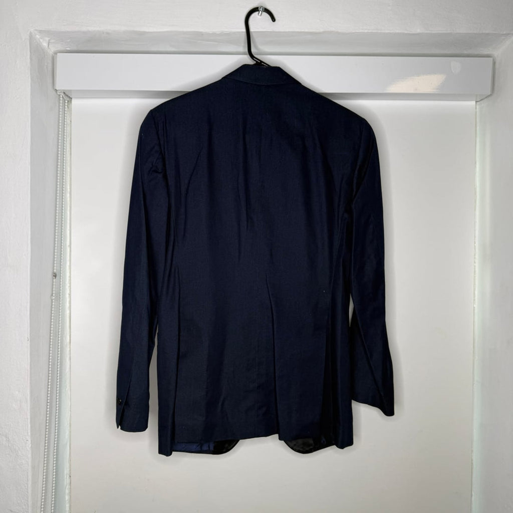 John Varvatos Star USA Blazer Jacket Mens Size 44L Sports Coat Wool Blue NEW