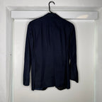 John Varvatos Star USA Blazer Jacket Mens Size 44L Sports Coat Wool Blue NEW