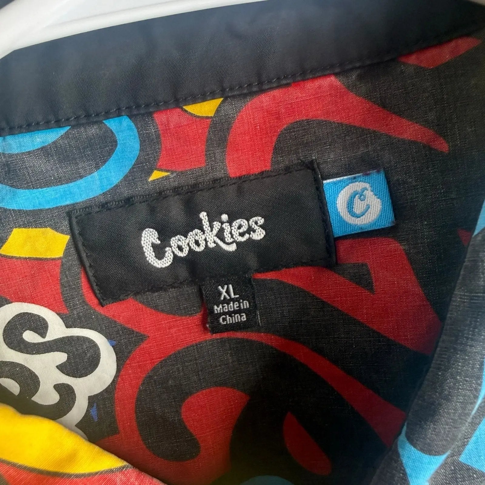 Cookies SF Stack It Up Graffiti All Over Print Short Sleeve Button Up Shirt Cookies SF