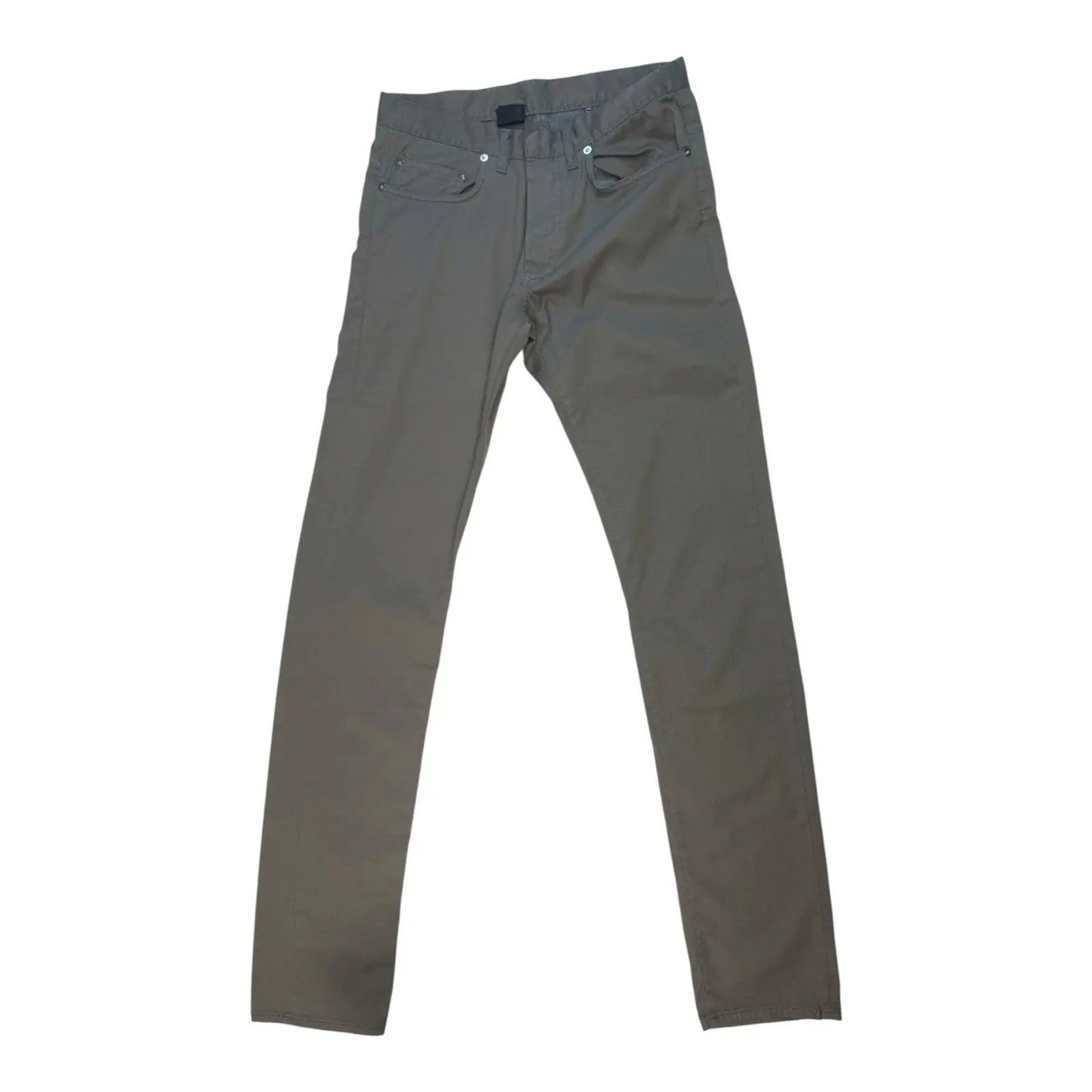 Dior Homme Pre-Fall 2012 Grey Slate Slim Fit 5-Pocket Cotton Twill Pants Dior Homme