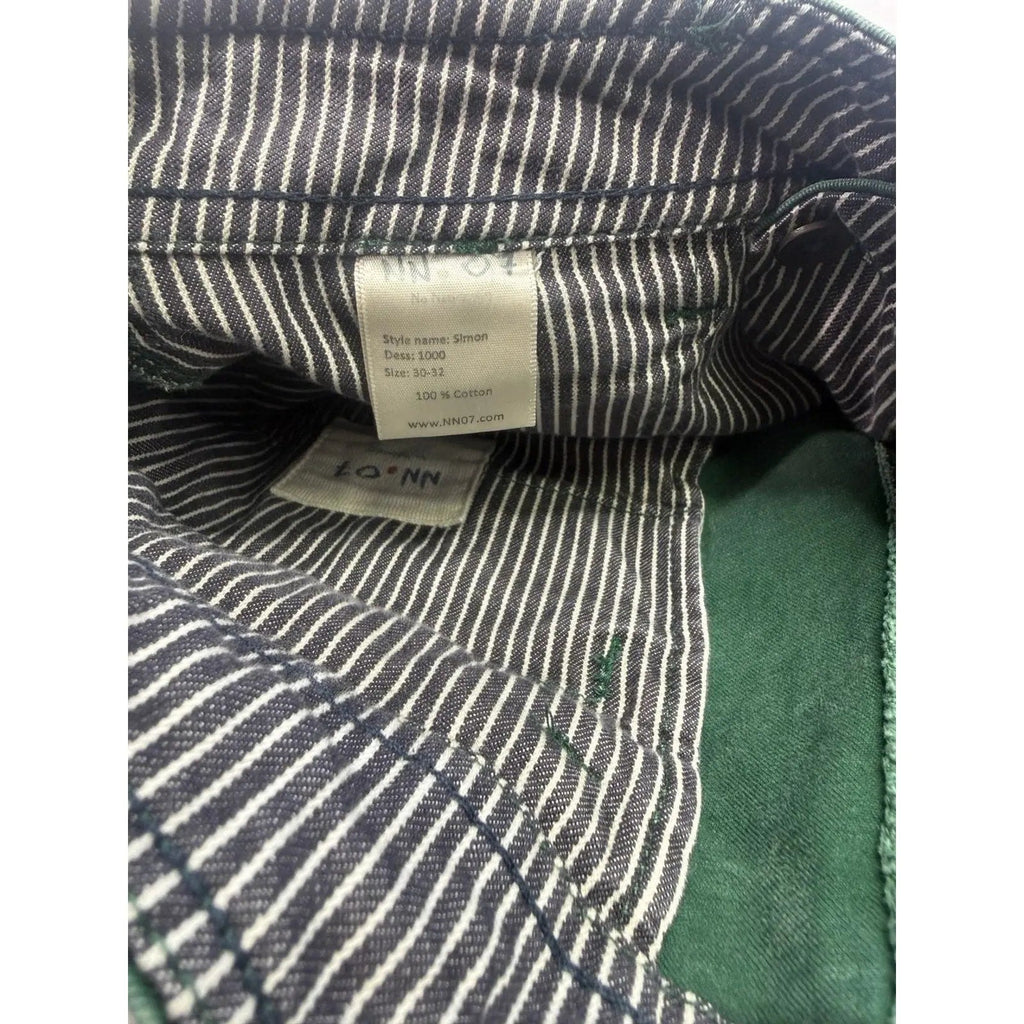 NN07 Simon Houndstooth Check Pleated Cotton Trousers NN07