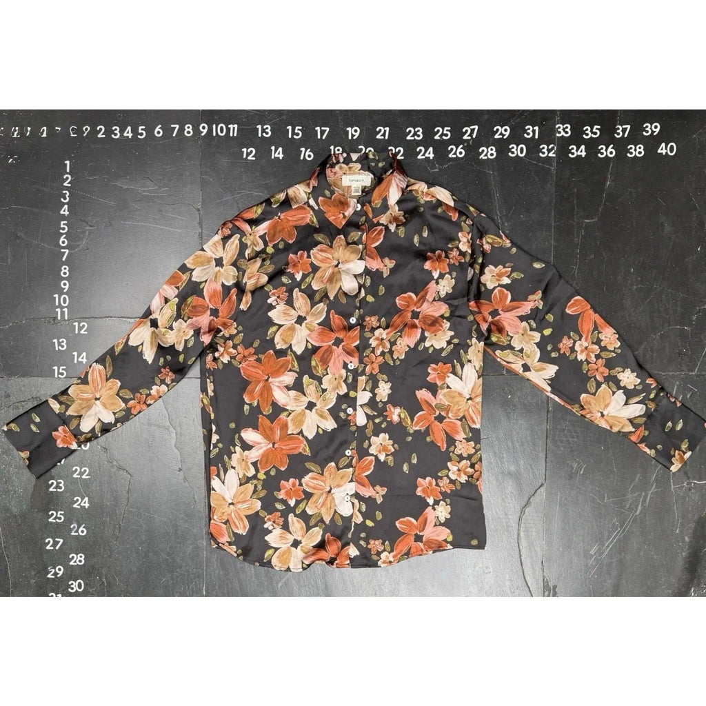 Tamara H. Floral Long Sleeve Button Down Shirt Size XS Tamara H.