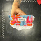 Duvin Design Floral Print Swim Trunks Size Small