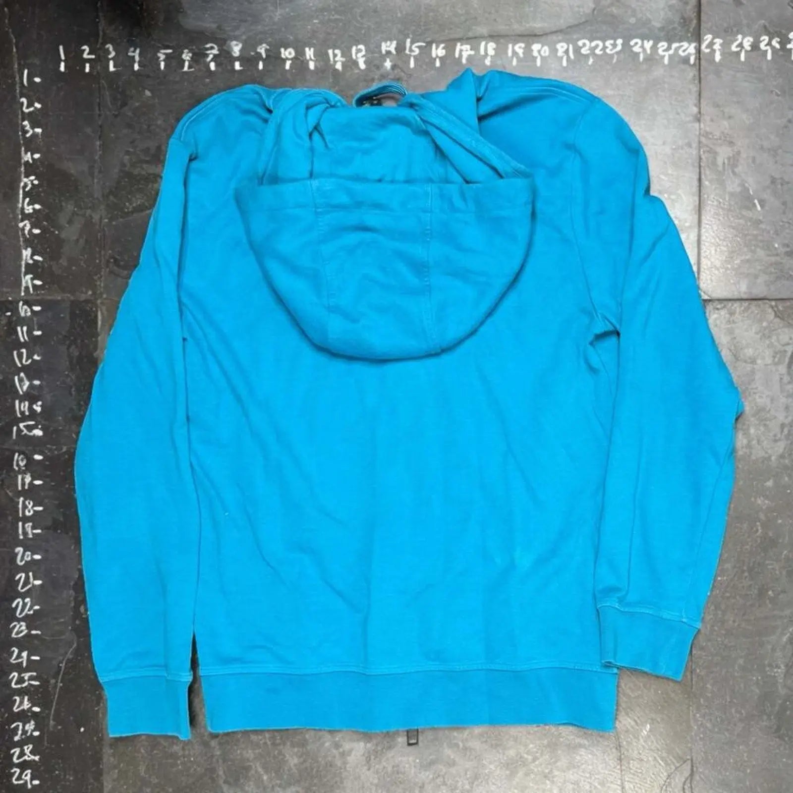 Armani Exchange Full-Zip Blue Hoodie – Size Small Armani Exchange