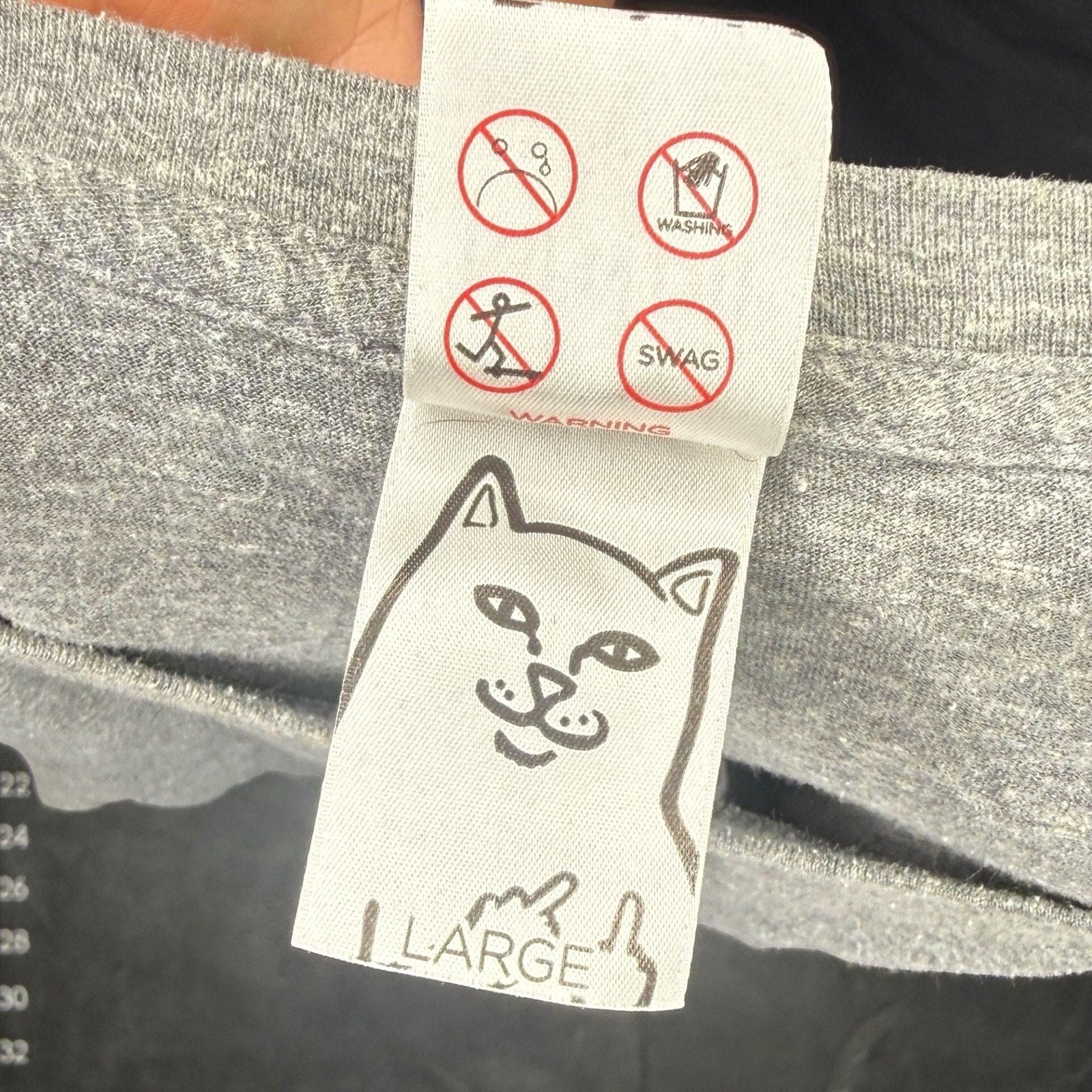 Ripndip Falling for Nermal Grey Heather Pocket T-Shirt