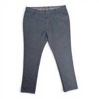 Rivelli Men's 5-Pocket Chino Pants Size 40x32 Dark Grey Rivelli