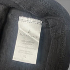 M.C.2 Black 100% Cotton V-Neck Pocket T-Shirt with Zipper Detail Size XL M.C.2