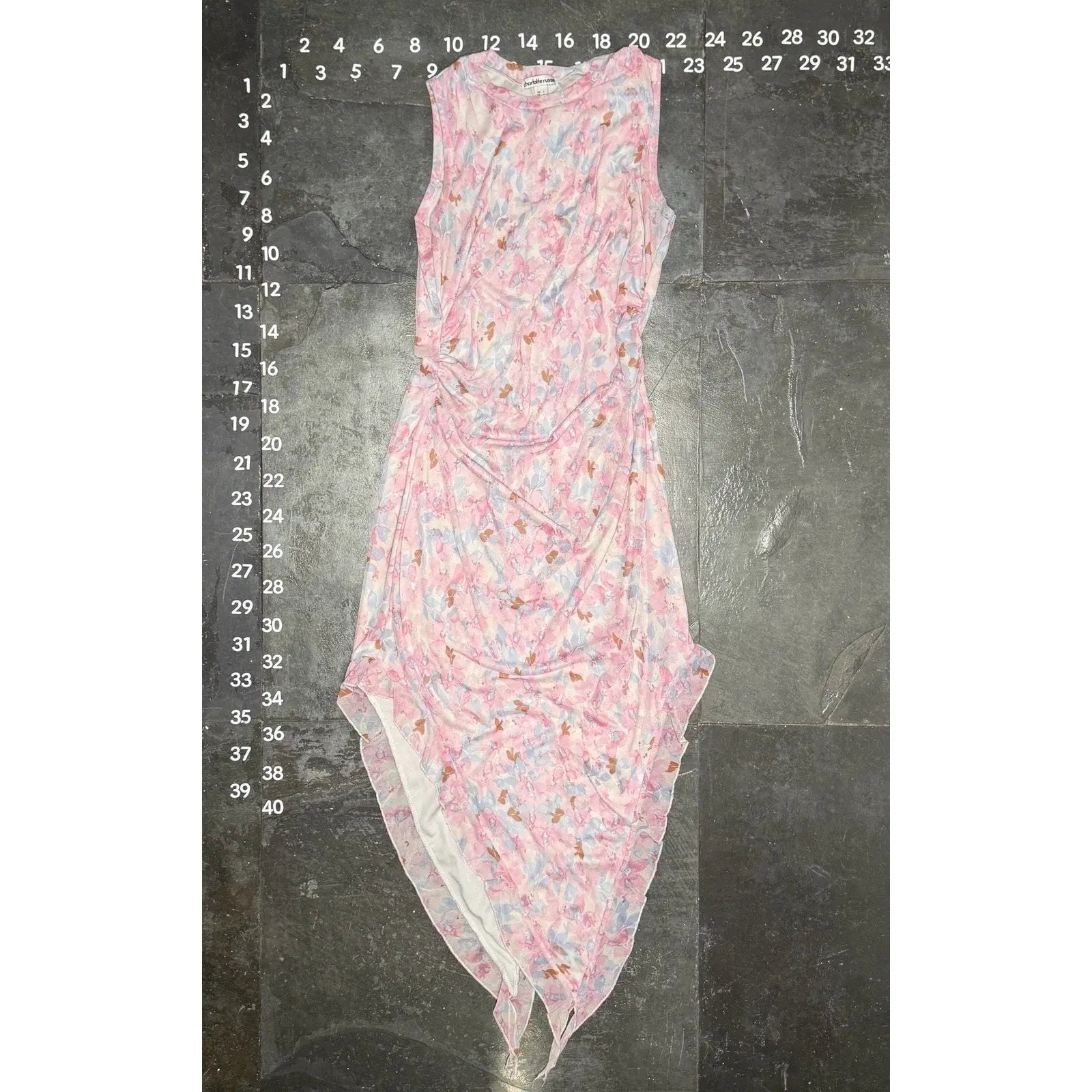 Charlotte Russe Sleeveless Ruched - O.M.T.HRIFT