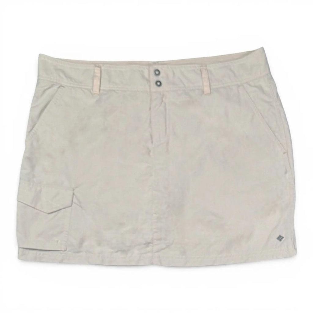 Columbia Omni-Shade Sandy River Cargo Skort Size 10 Tan Columbia