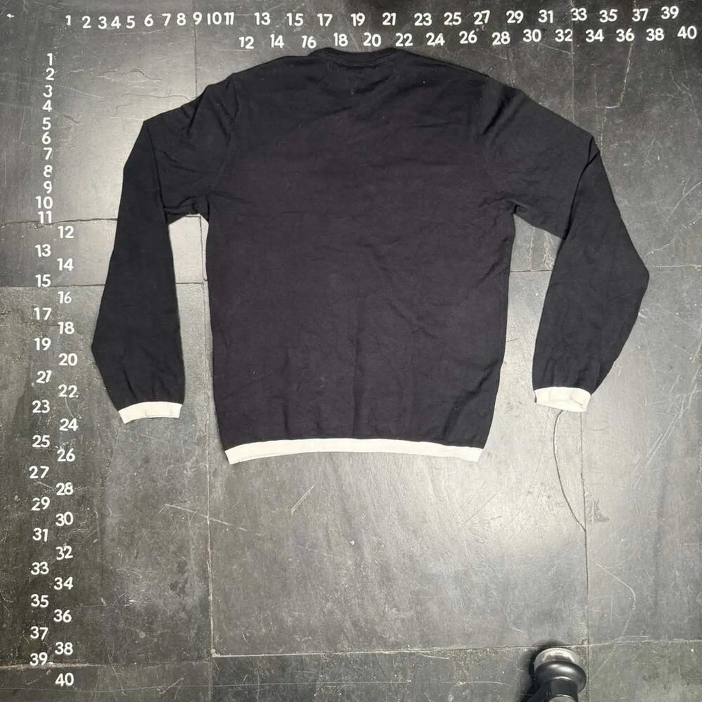 Armani Exchange Cotton Cashmere V-Neck Sweater Black Size M Armani Exchange