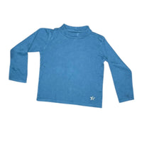 Studio Works Kids Mock Turtleneck Long Sleeve Blue Tee Studio Works