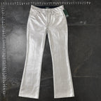 Wild Fable Metallic Silver Flare Pants Size 4 Wild Fable