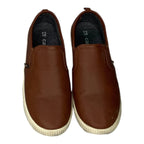 Carter's Toddler Boys Ricky Brown Faux Leather Slip-On Sneakers Carter's