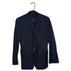 Dolce & Gabbana Men's Black Pinstripe Virgin Wool Suit Jacket Blazer Dolce & Gabbana