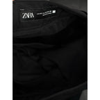 Zara Black Technical Utility Pants with Ankle Zips Size 32 Zara