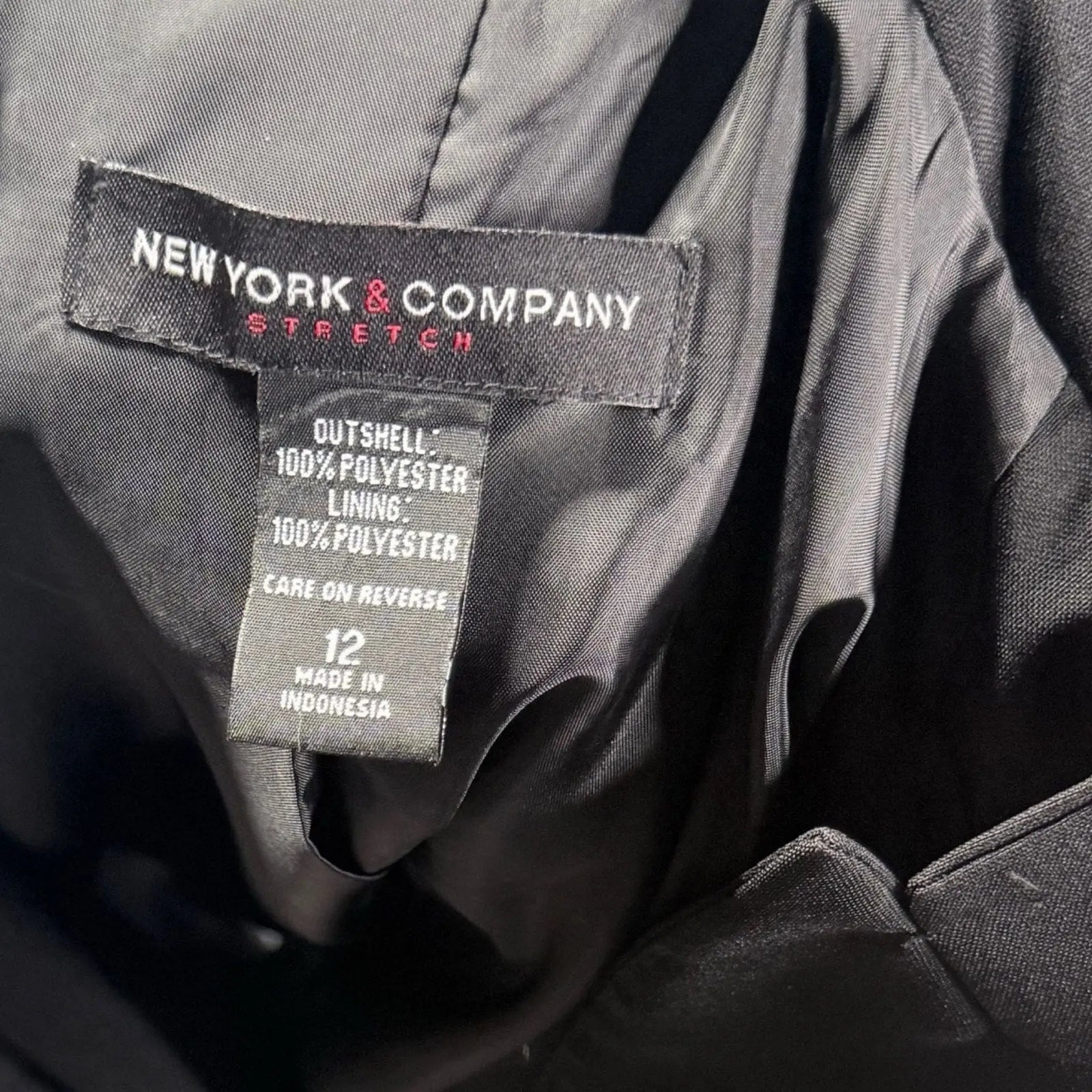 New York & Company Stretch One-Button Blazer Size 12 New York & Company