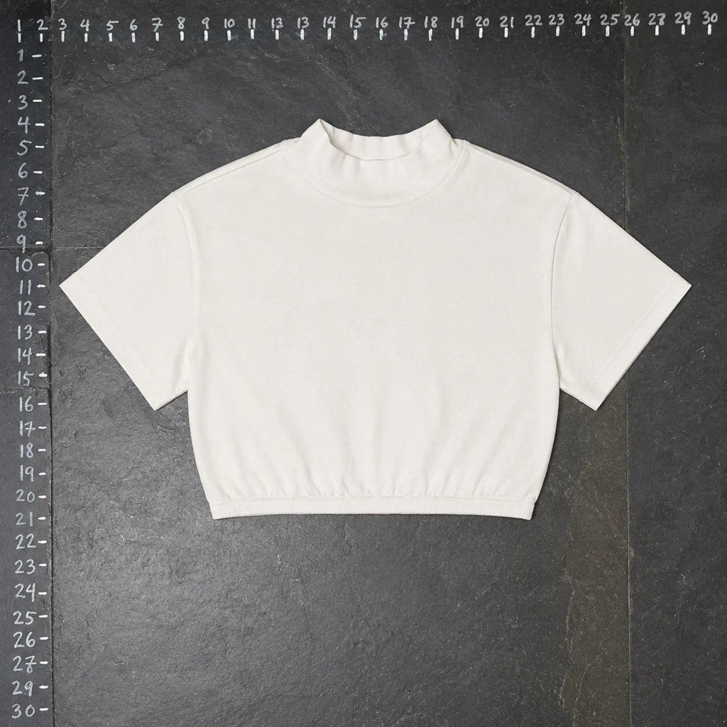 Alo Yoga Mock Neck Cropped Tee Size S Alo Yoga