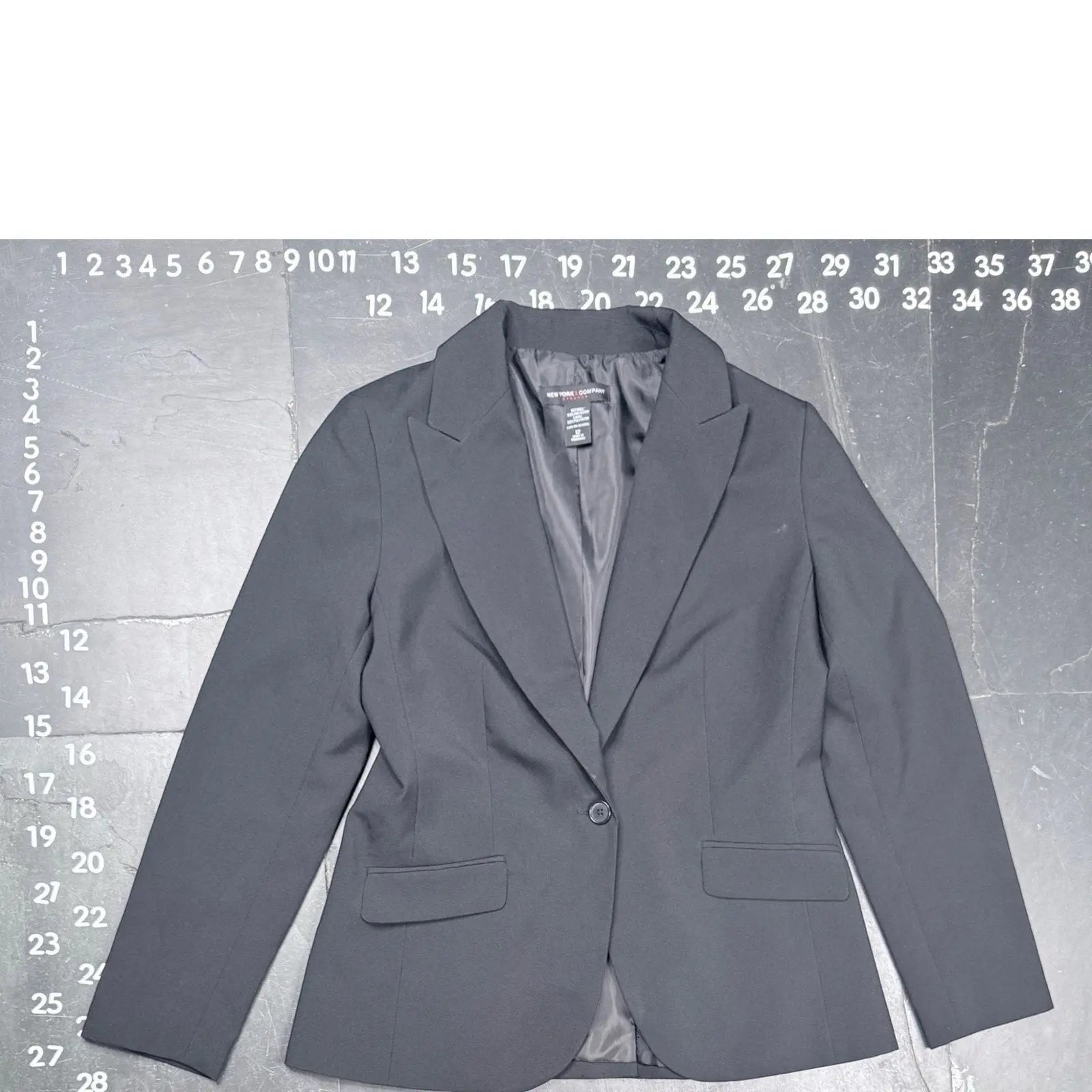 New York & Company Stretch One-Button Blazer Size 12 New York & Company