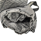 Steve Madden Black Nylon Backpack with Logo Straps Steve Madden