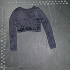 Forever 21 Fuzzy Knit Cropped Open Front Cardigan in Charcoal Grey Forever 21