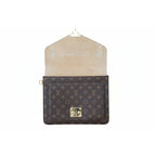 Louis Vuitton Monogram Monceau Top Handle Briefcase Bag Brown Vintage giving blooms foundation