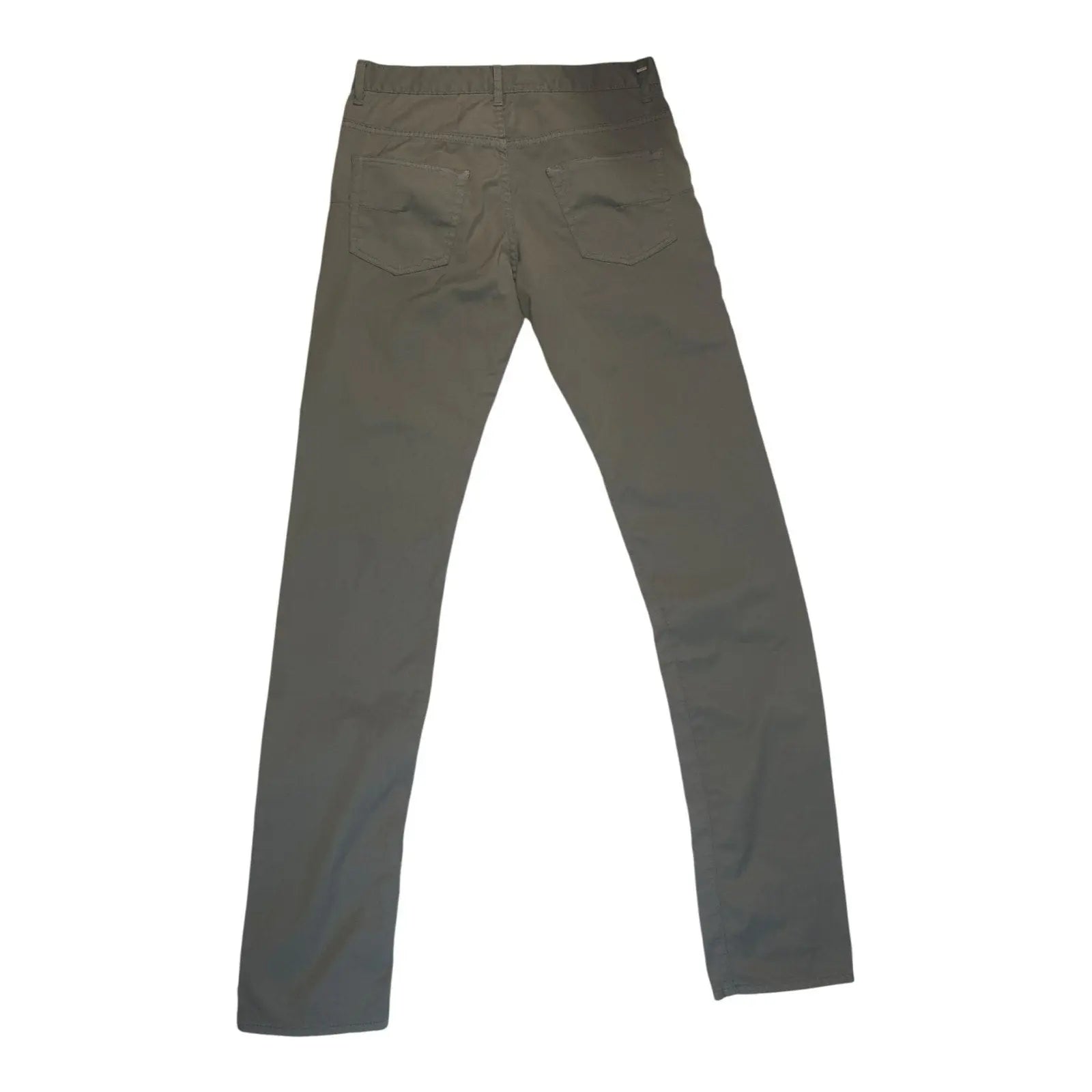 Dior Homme Pre-Fall 2012 Grey Slate Slim Fit 5-Pocket Cotton Twill Pants Dior Homme
