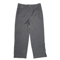Zara Black Technical Utility Pants with Ankle Zips Size 32 Zara