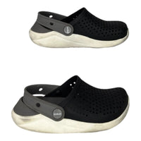 Crocs Literide Clog K, Unisex-Child Clog, Poppy/White 29/30 Crocs