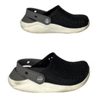 Crocs Literide Clog K, Unisex-Child Clog, Poppy/White 29/30 Crocs