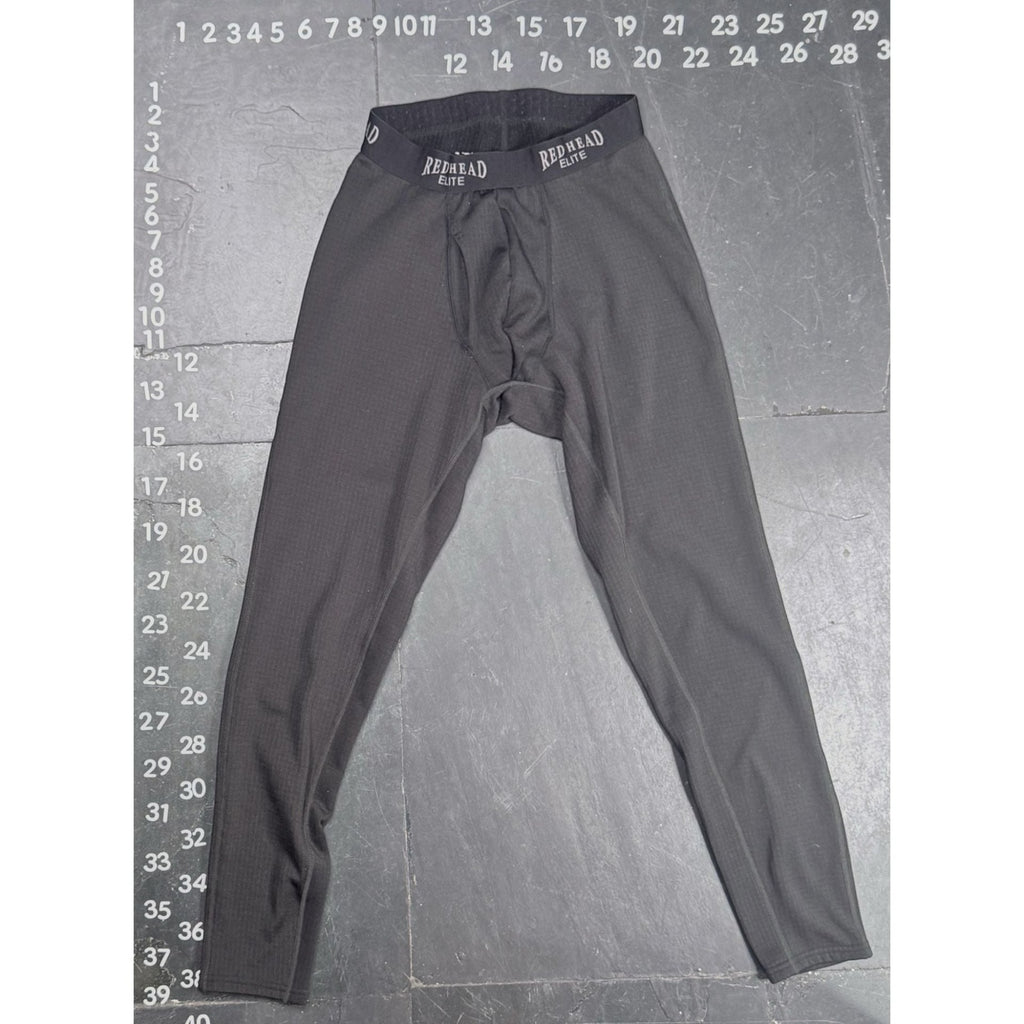 RedHead Elite Men's Thermal Base Layer Pants Size Small Black