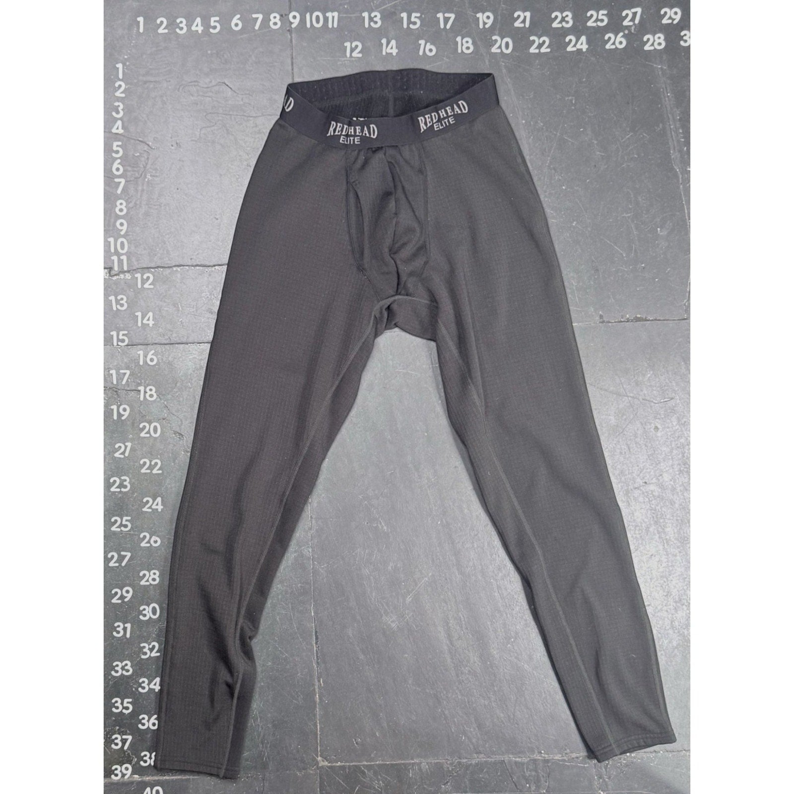 RedHead Elite Men's Thermal Base Layer Pants Size Small Black