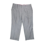 NN07 Simon Houndstooth Check Pleated Cotton Trousers NN07