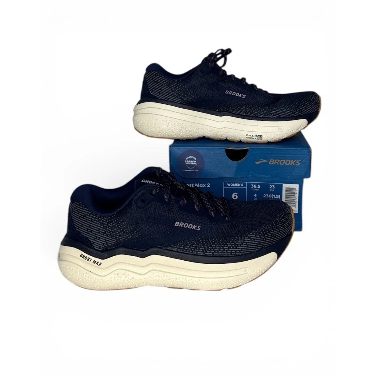 Brooks Ghost Max 2 Women's Running Shoes - Peacoat/Orchid/Coconut Milk Brooks