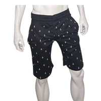 Galaxy Men's French Terry Anchor Print Shorts Galaxy