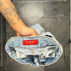 Guess slim tapered distressed jeans Guess