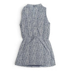 Hilary Radley Sleeveless Drawstring Waist Abstract Print Dress Size 12 Hilary Radley