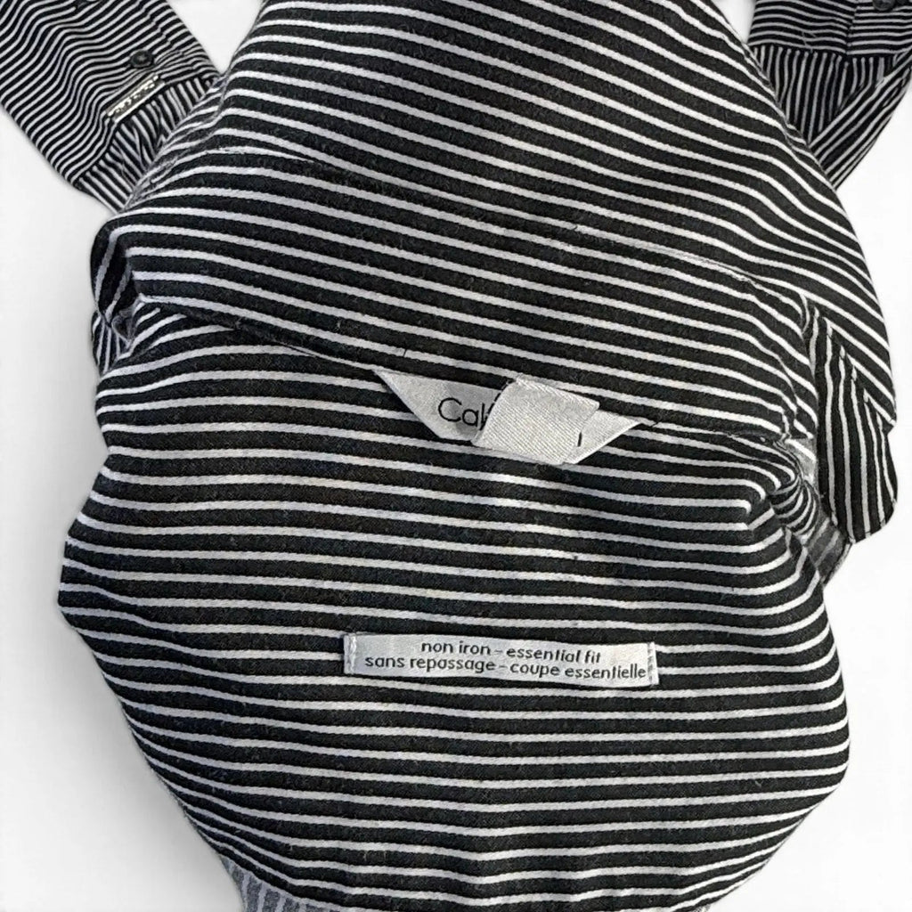 Calvin Klein Non-Iron Essential Fit Striped Button-Down Shirt Calvin Klein