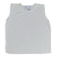 Real Clothes Saks Fifth Avenue White Ribbed Knit Sleeveless Tank Top Size L Real Clothes Saks Fifth Avenue